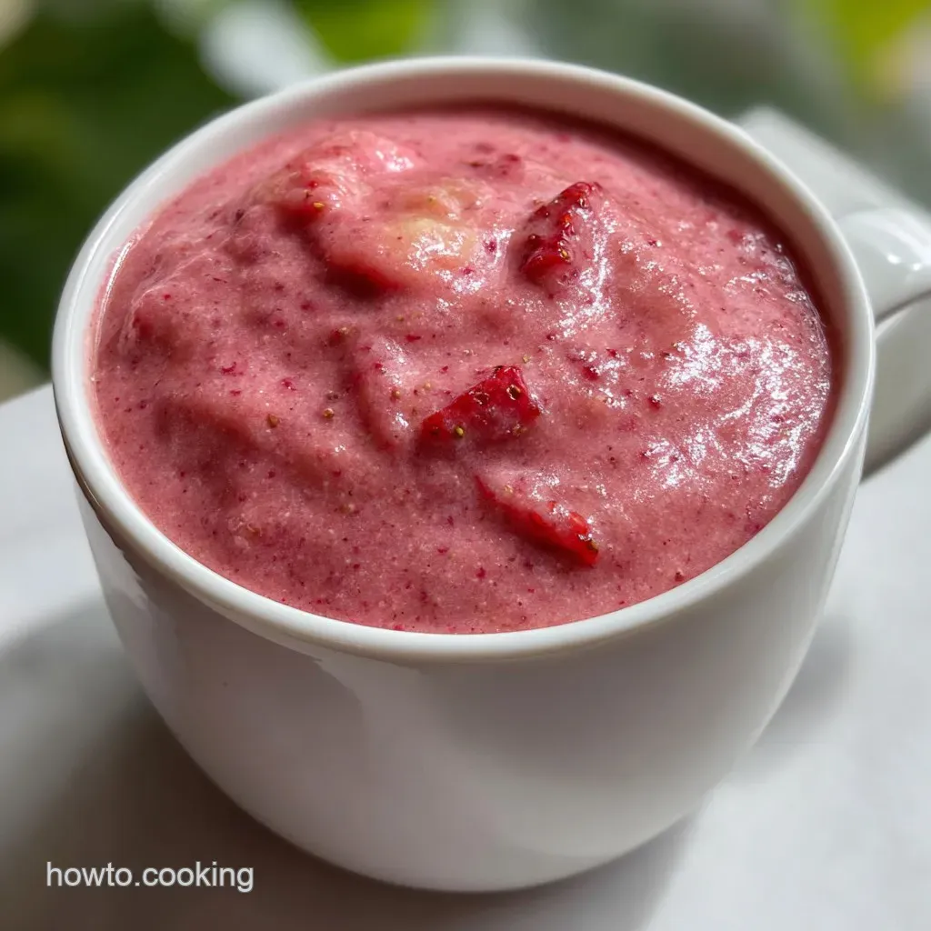 Master the Velvet Texture: Creamy Strawberry Banana Smoothie